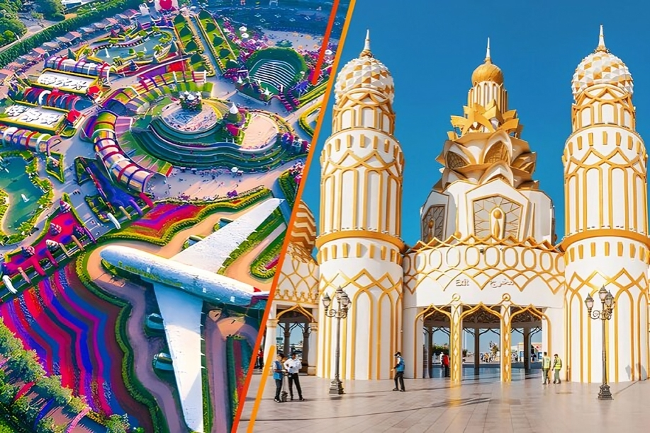 Miracle Garden & Global Village Combo Tour – Floral Wonders & Cultural World Tour Dubai Tour Booking